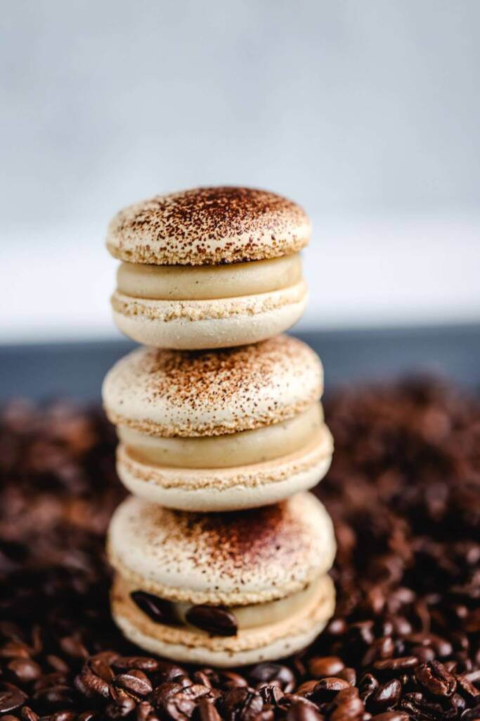 coffee macarons