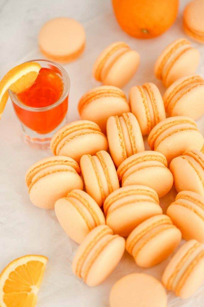 Aperol Macarons
