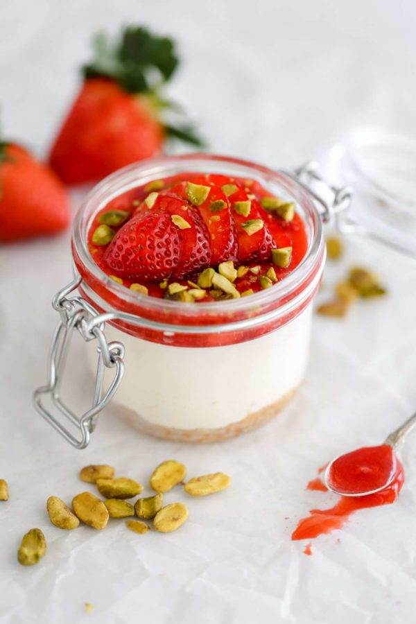 No bake Cheesecake in a Jar