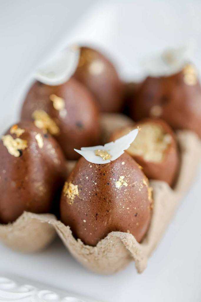 chocolate covered eggs