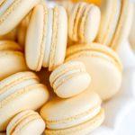 mimosa macarons
