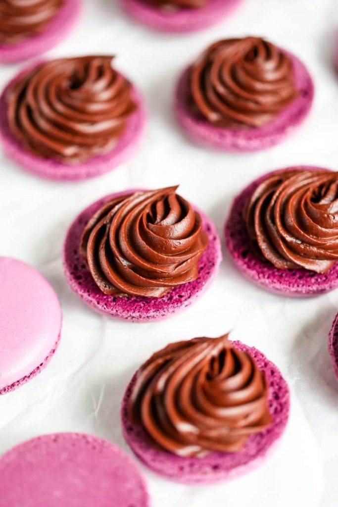 red wine ganache
