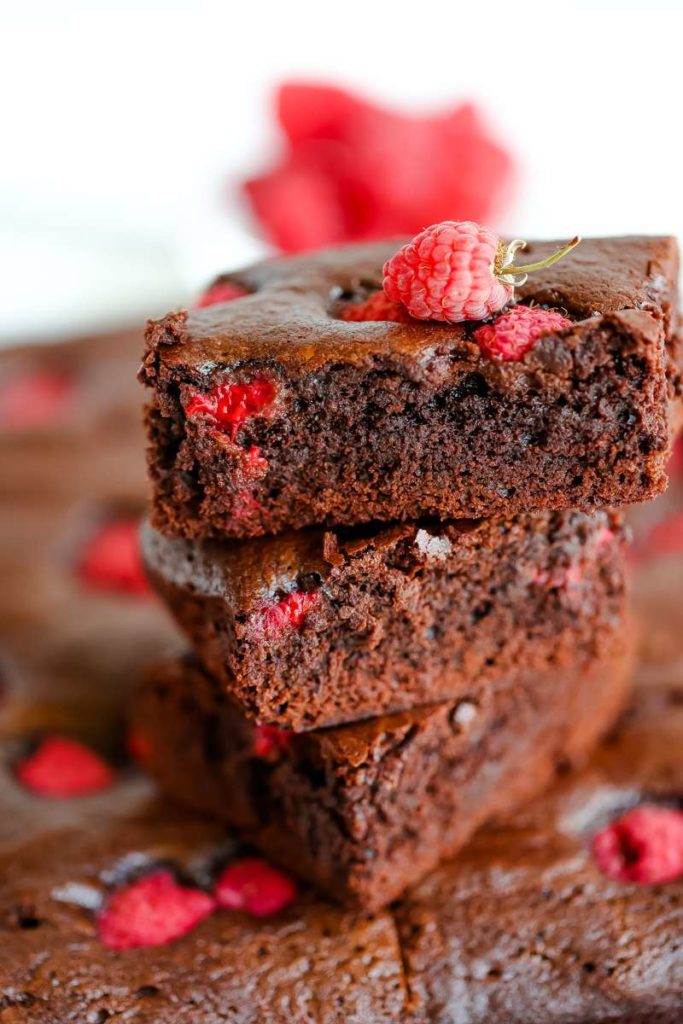 raspberry chocolate brownies