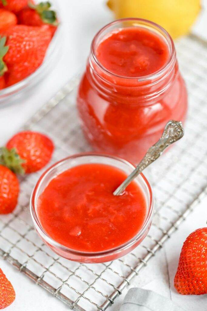 strawberry compote
