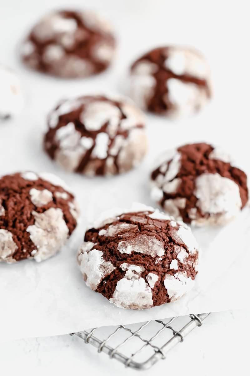 Chocolate Crinkle Cookies