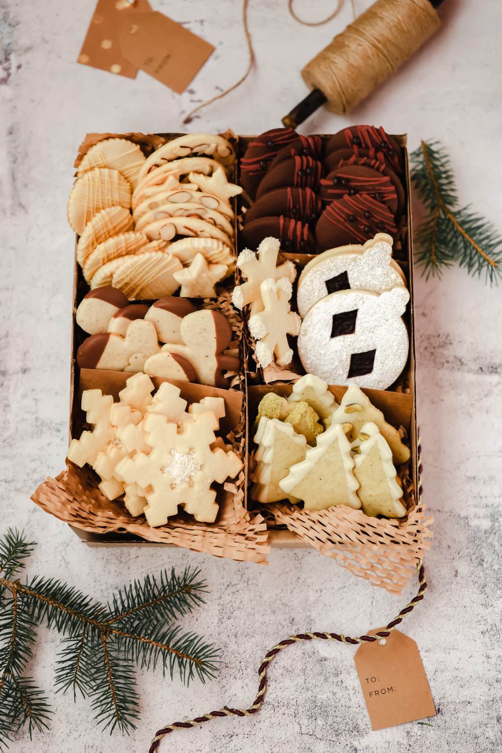 One dough Holiday cookie box - Everything Marina