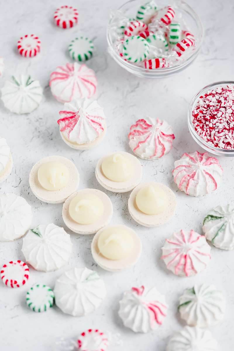 Peppermint Macarons - Everything Marina